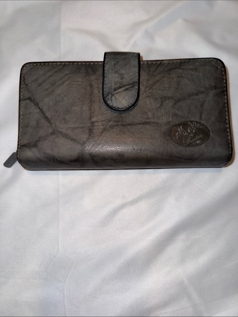 Buxton Black Leather Men's Wallet Organizer